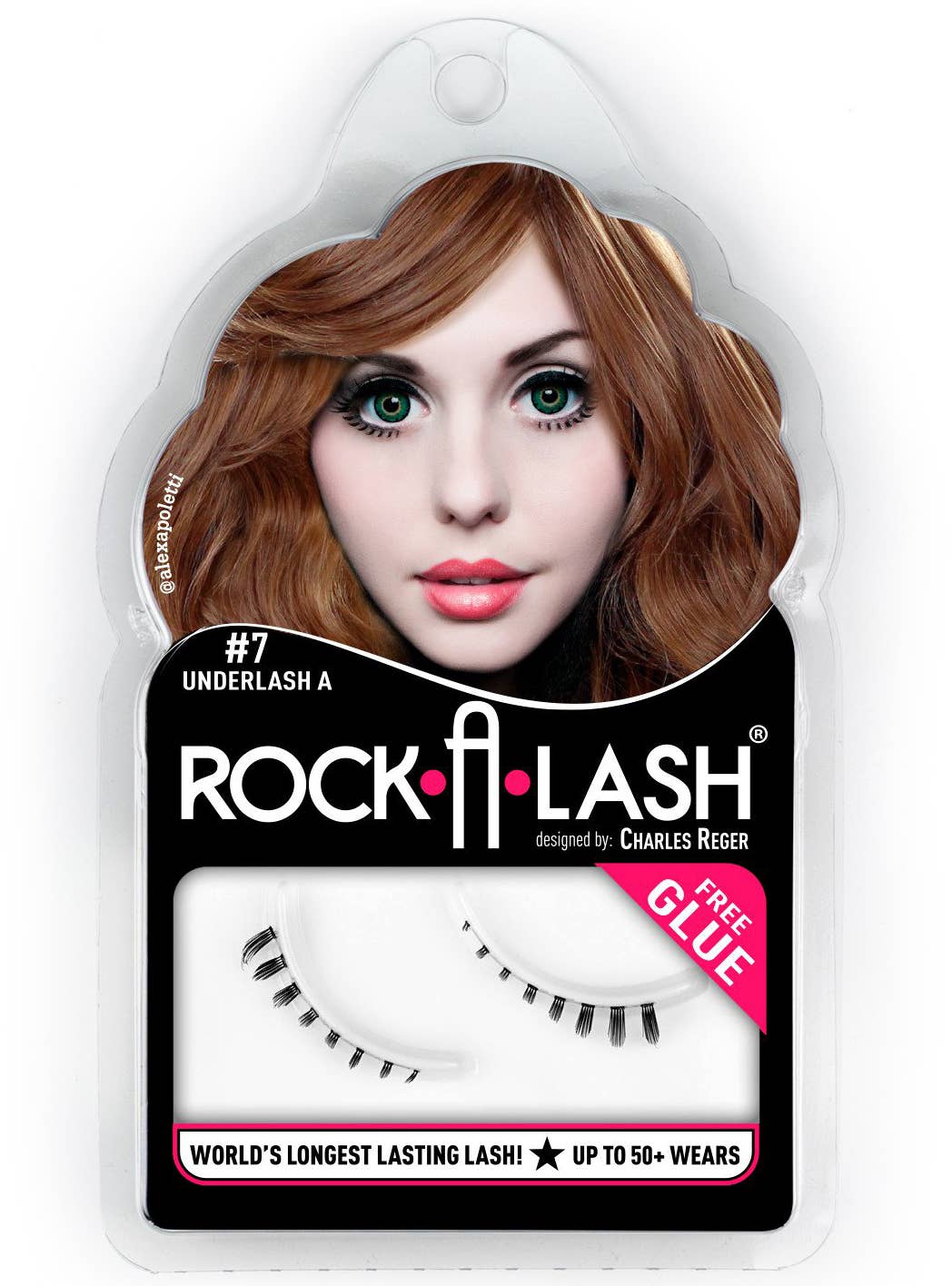 Black Lower Underlash Rock-A-Lash False Eyelashes Packaging Image