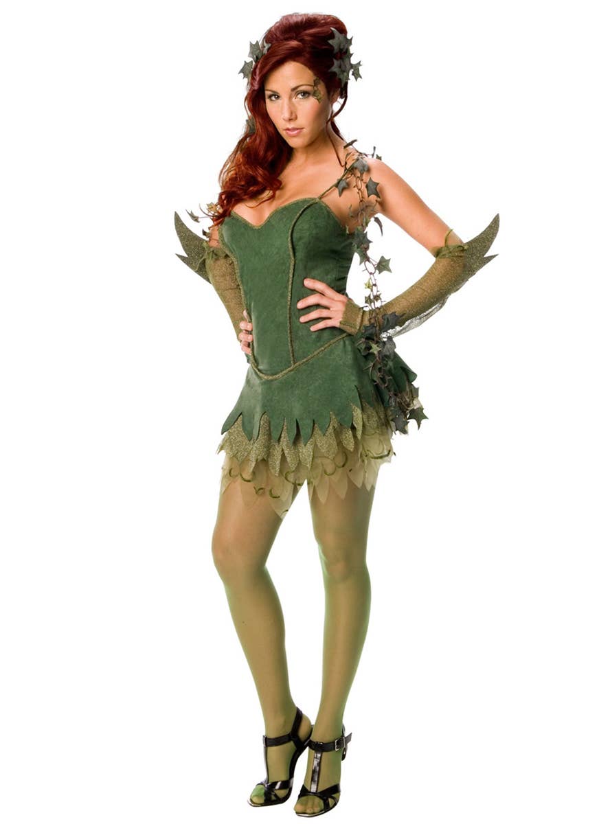 Poison Ivy Womens Licensed DC Villain Costume - Main Image