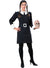 Classic Wednesday Addams Fancy Dress Halloween Costumes for Women - Main Image