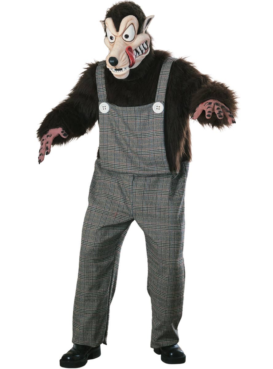 Men's Big Bad Wolf Halloween Costume Front