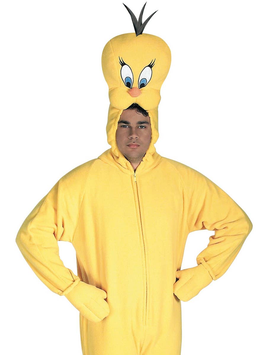 Tweety Bird Looney Tunes Cartoon Character Fancy Dress Costume - Close Image