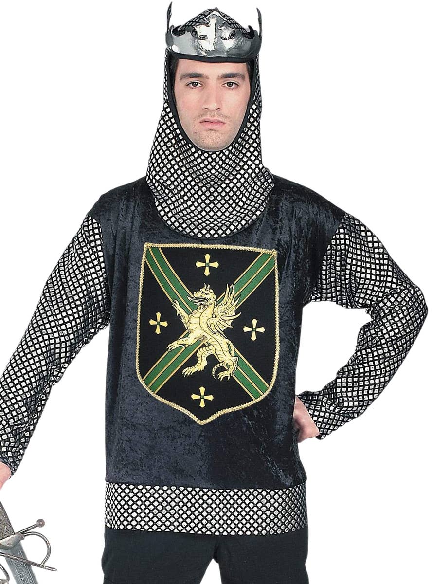 Mens Medieval Knight Costume - Close Image