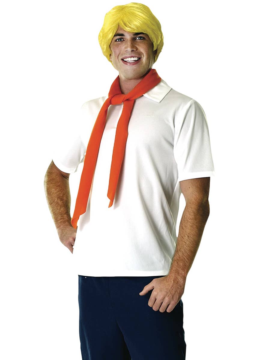 Fred Jones Mens Scooby Doo Costume - Close Image