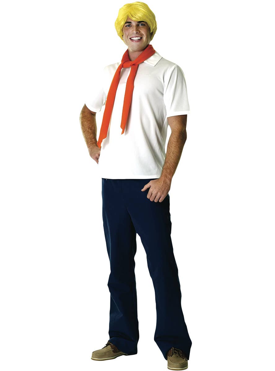 Fred Jones Mens Scooby Doo Costume - Main Image