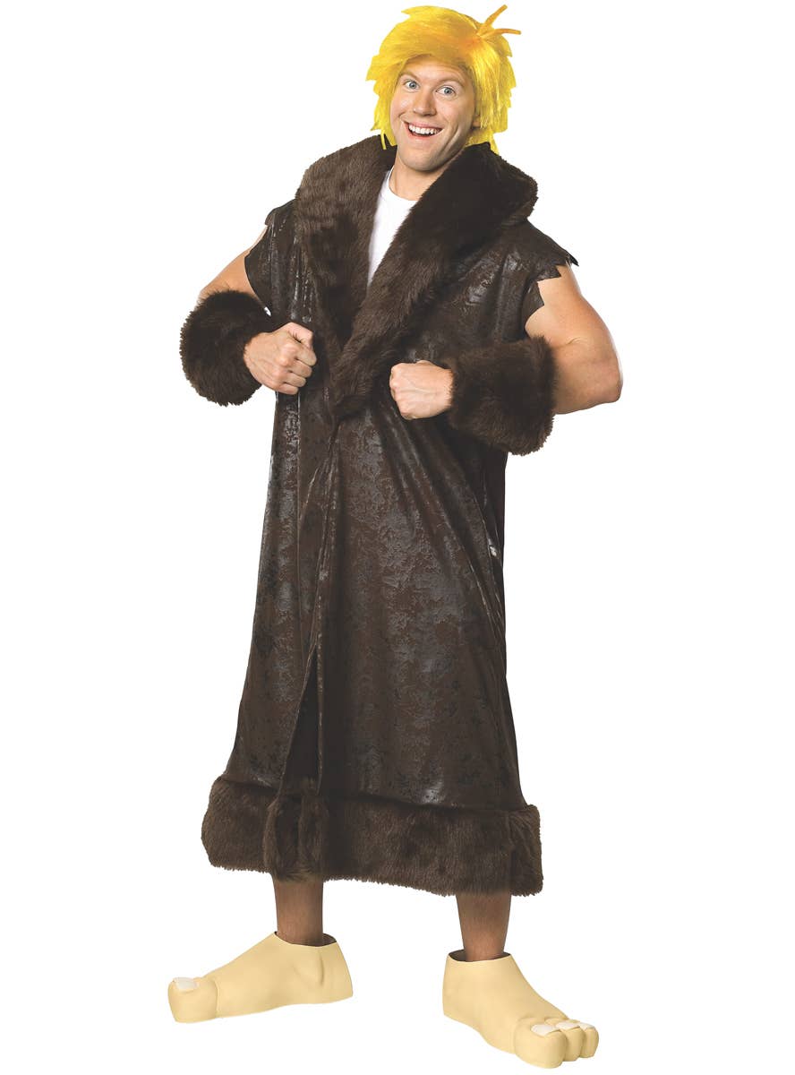 Men's Barney Rubble Deluxe Costume - Main Image