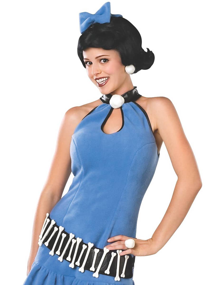 Officially Licensed Womens Betty Rubble The Flintstones Costume - Close Image