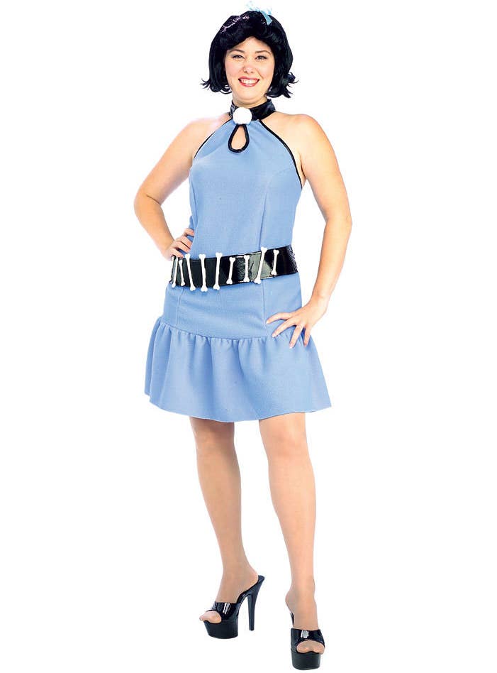 Plus Size Women's Betty Rubble Flintstones Costume Front View