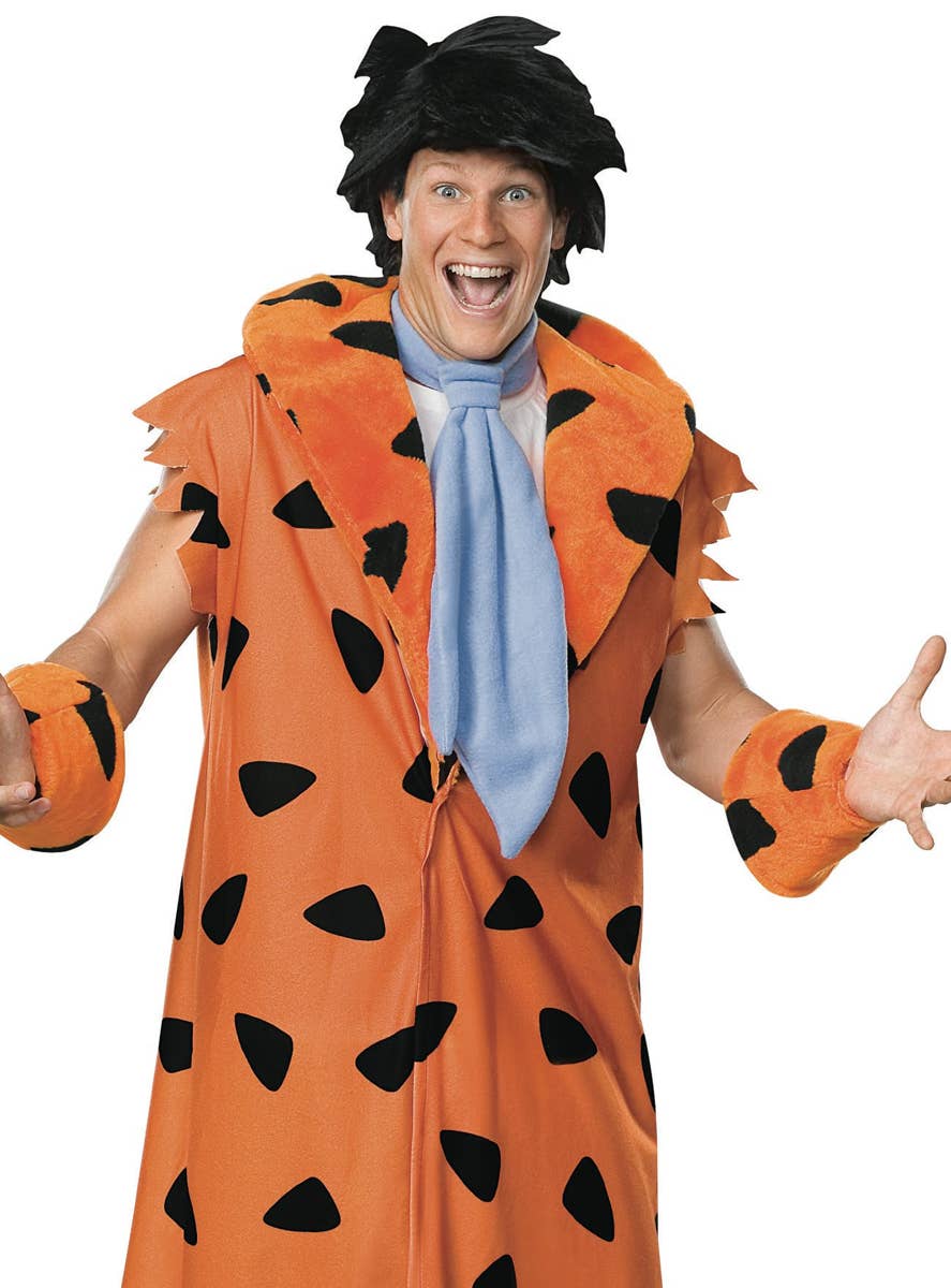 Plus Size Officially Licensed Men's Fred Flintstone Costume - Close Image