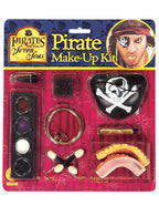 Caribbean Pirate Special Effects Costume Makeup Kit