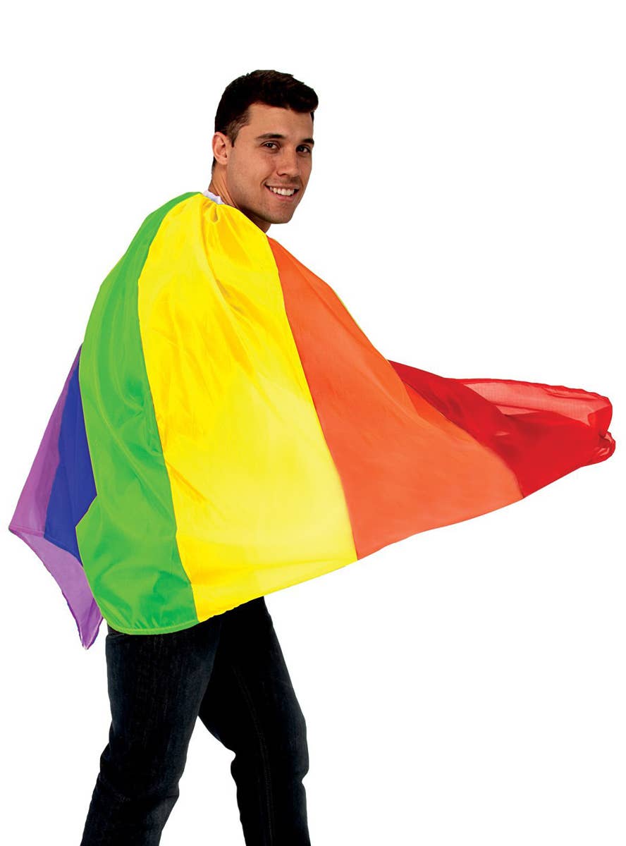 Adults Rainbow Pride Costume Cape