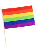 Rainbow Pride Flag on Stick