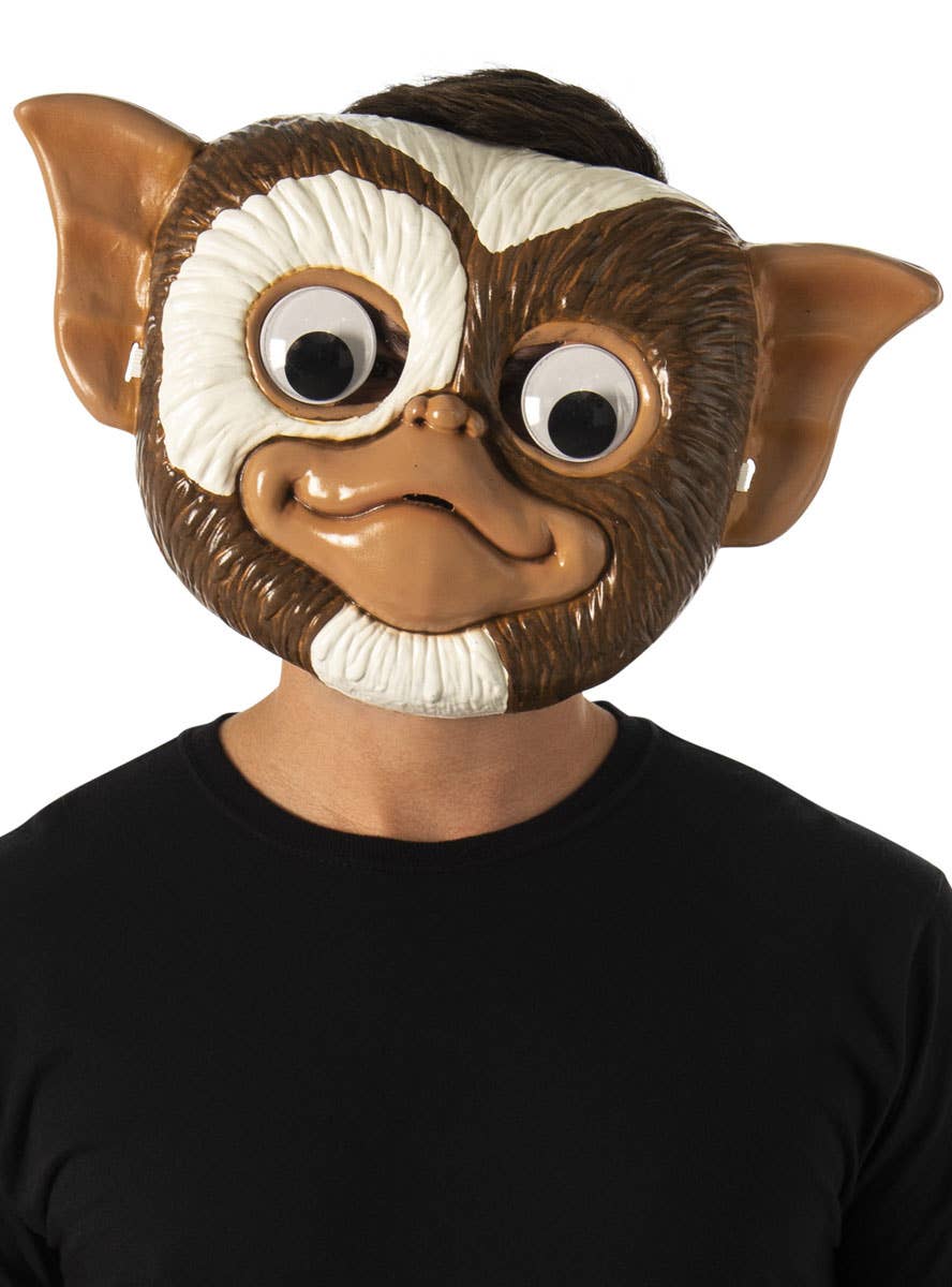 Funny Licensed Gremlin's Gizmo Costume Mask with Googly Eyes - Alternate Image