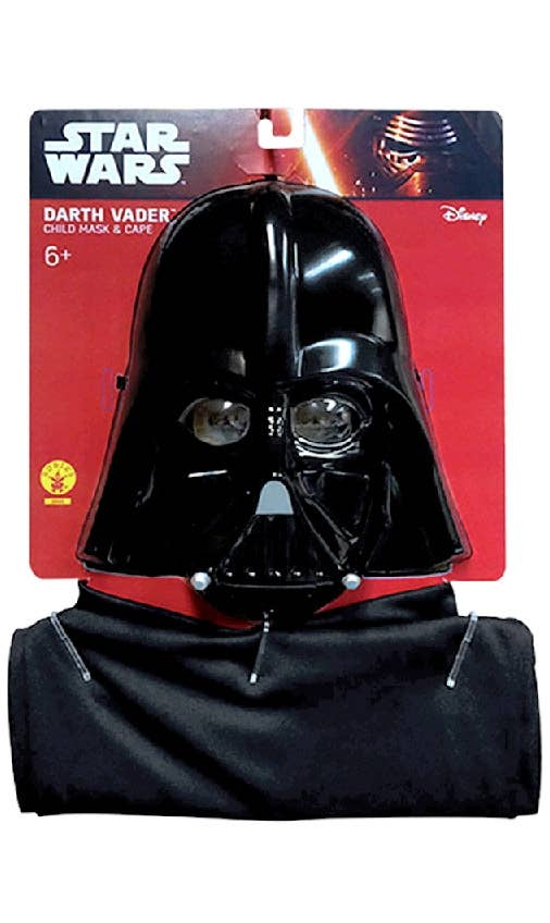 Children's Darth Vader Mask and Cape Star Wars Costume Kit Image 2