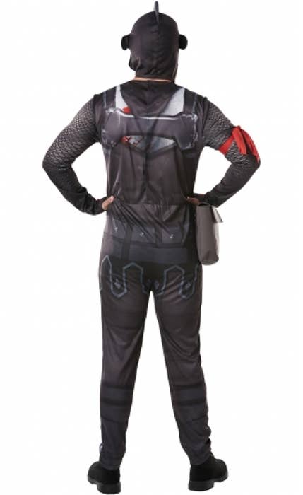 Fortnite Black Knight Mens Video Game Costume - Back Image