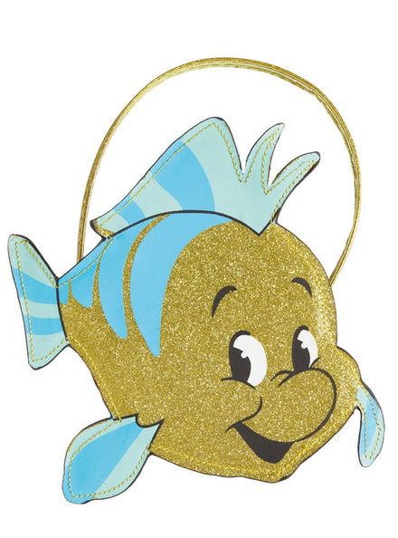 Glittery Gold The Little Mermaid Flounder Costume Bag