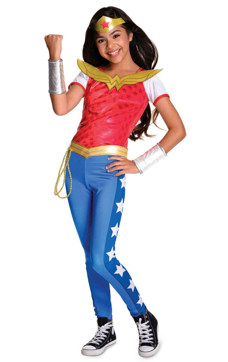 Girls DC Superhero Wonder Woman Costume Main Image