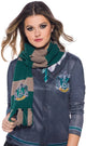 Deluxe Knitted Green and Silver Slytherin Harry Potter Costume Scarf