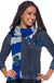 Deluxe Blue and Silver Knitted Ravenclaw Harry Potter Costume Scarf