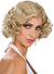 Short Blonde 1920s Flapper Finger Waves Costume Wig for Women
