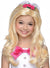 Long Blonde Barbie Bride Child's Wig with Veil Main Image