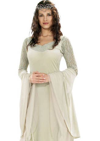 Green Velveteen Queen Arwen Costume | Womens Lord of The Rings Costume