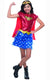 Sequinned Wonder Woman Tutu Costume for Girls - Main Image
