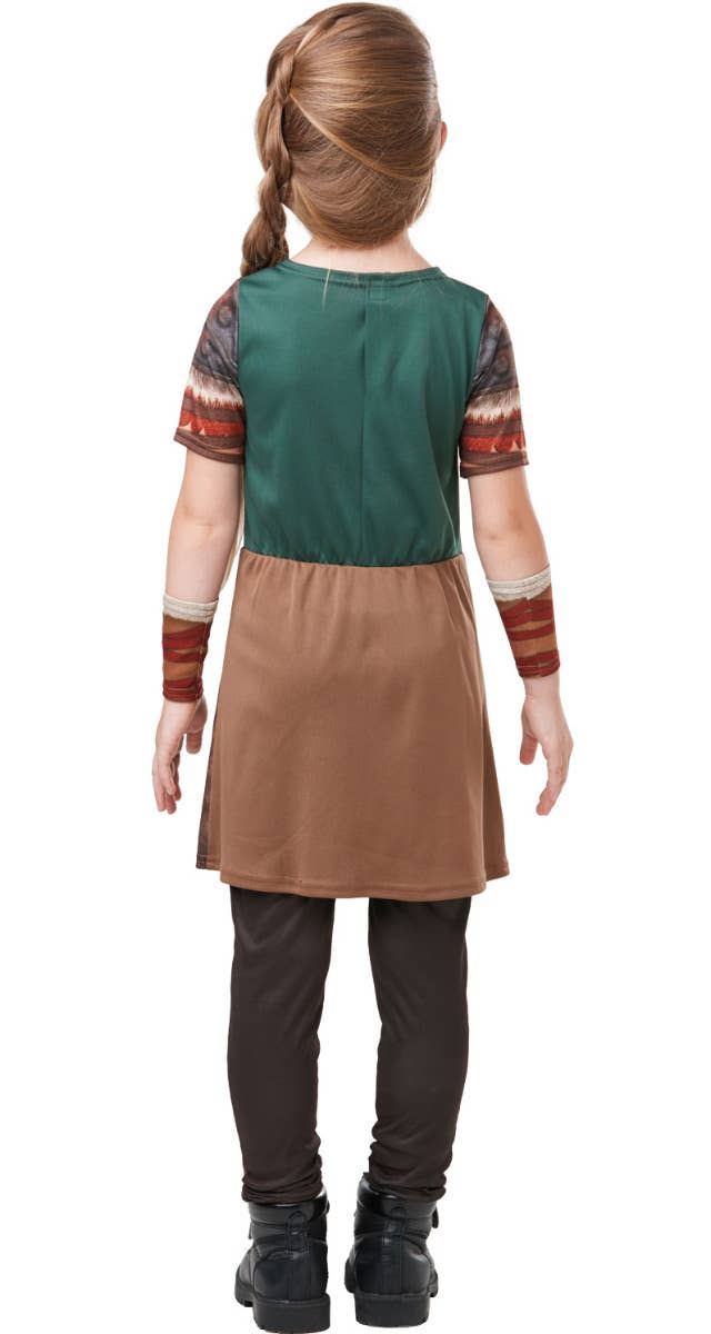 Girls Astrid How to Train Your Dragon Hidden World Book Week Costume - Back Image