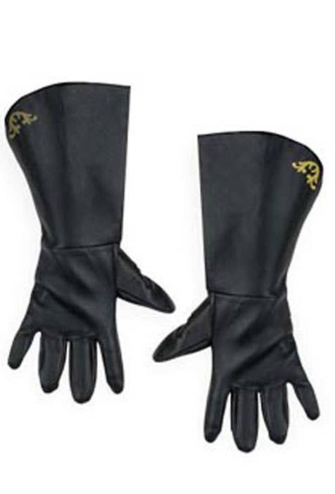 Adults Zorro Gauntlet Black Gloves | Black Zorro Gloves