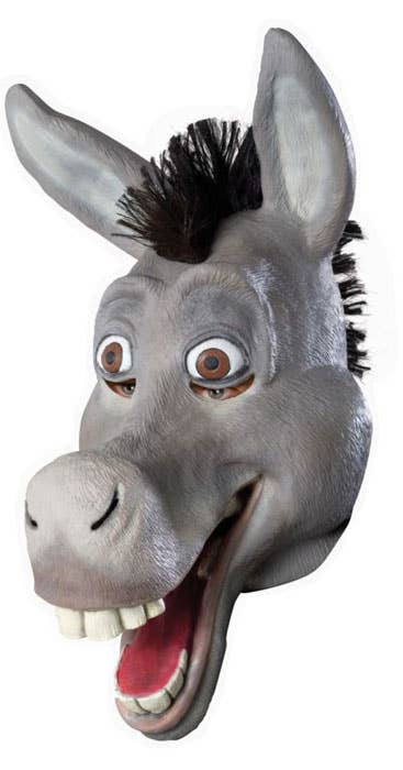 Full Face Deluxe Latex Shrek Donkey Costume Mask 