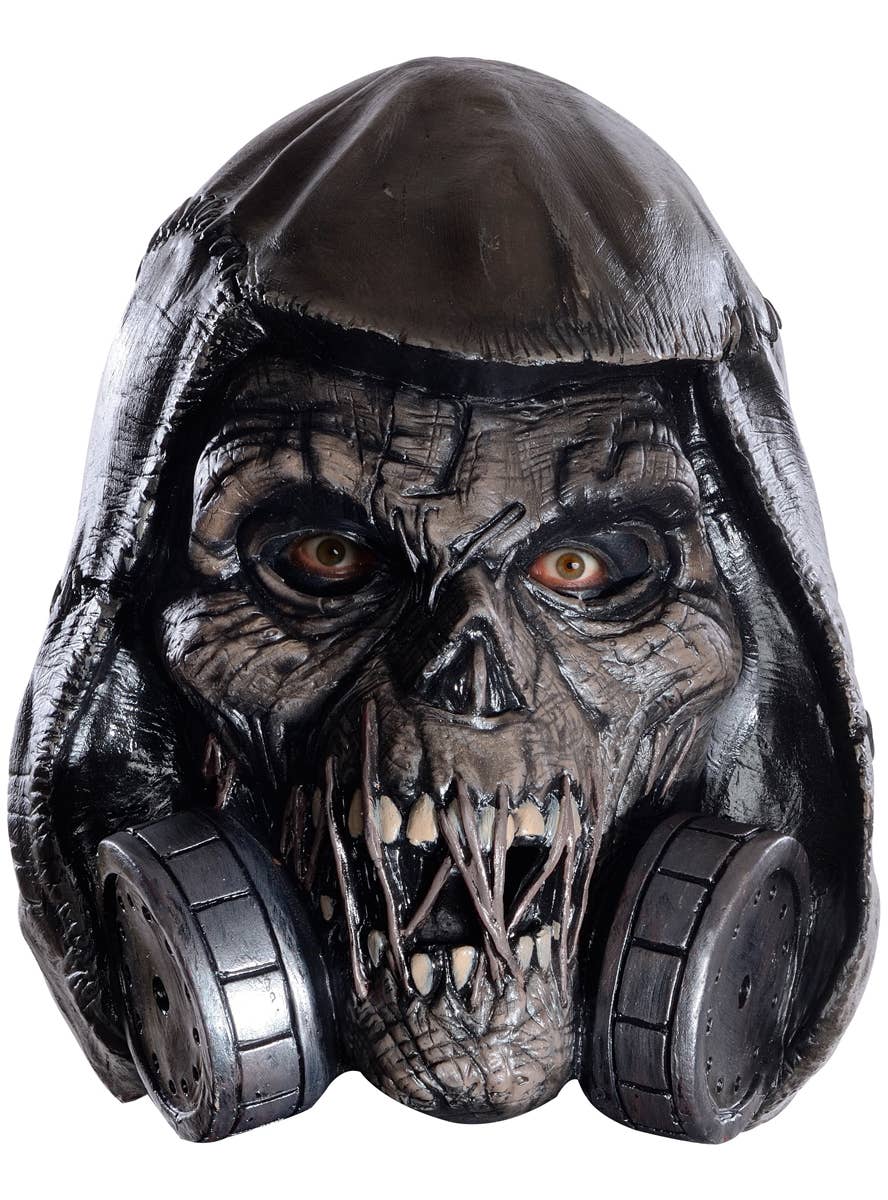 Adult's Deluxe Full Face Latex Arkham City Scarecrow Costume Mask Accessory Alternative Image