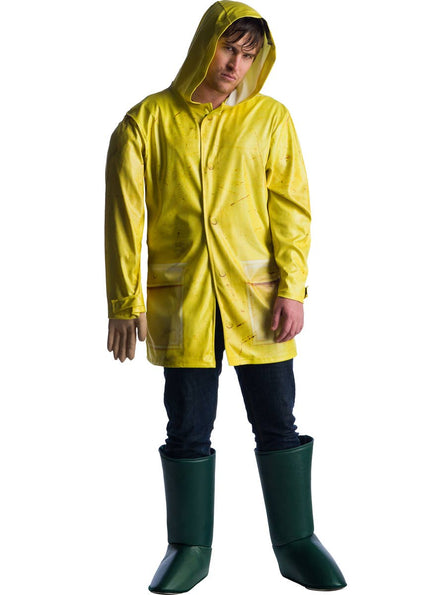 Men's Officially Licensed Georgie Denbrough IT Halloween Fancy Dress Costume Main Image