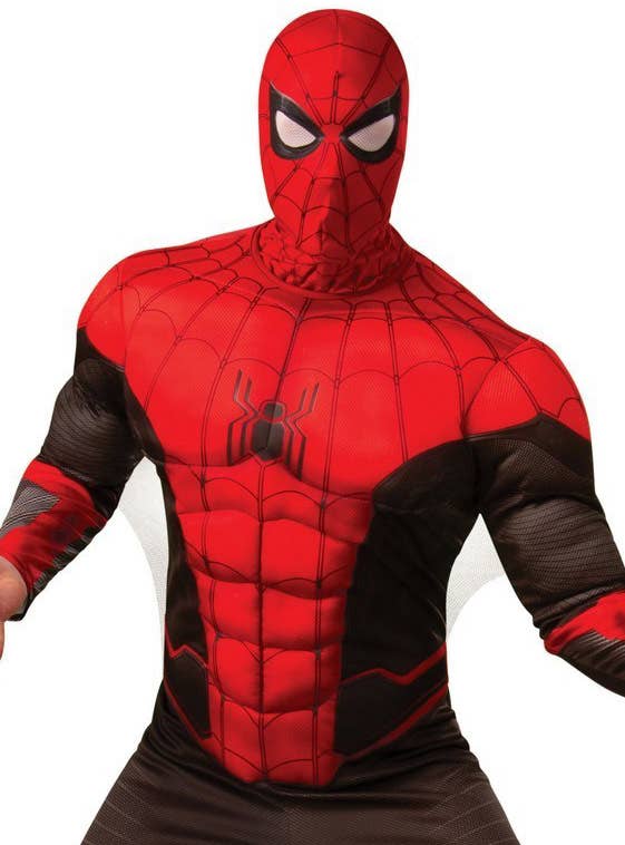 Spiderman Upgraded Suit Men's Far From Home Movie Costume Close Image