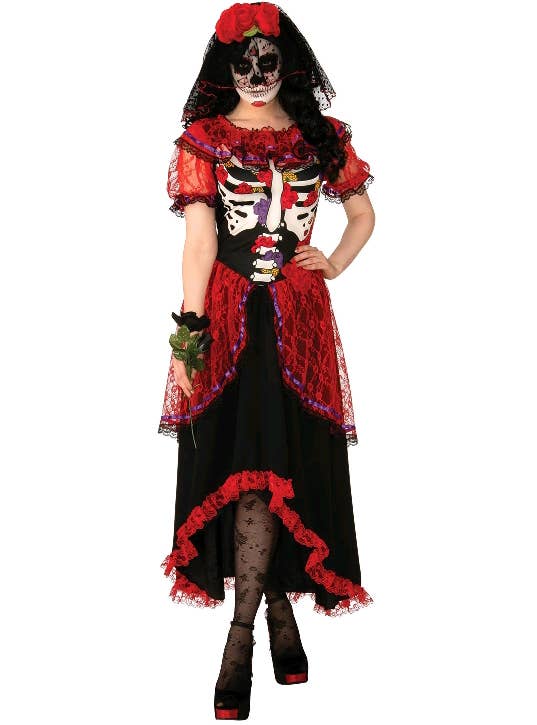 Day of the Dead Senorita Womens Fancy Dress Costume