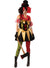 Evil Clown Womens Halloween Fancy Dress Costume - Main Image