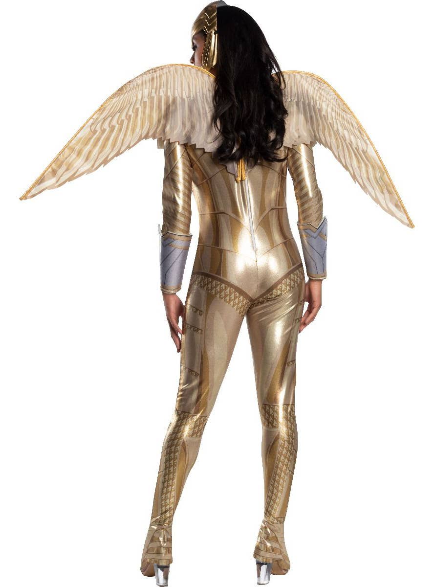 Women's Golden Armour Wonder Woman Costume - Back Image