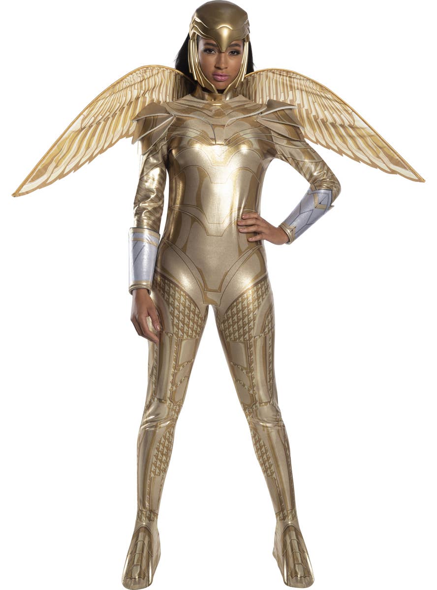 Women's Golden Armour Wonder Woman Costume - Front Image