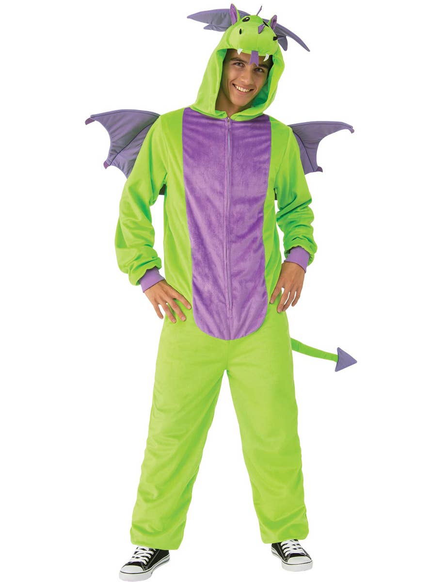 Mythic Green Dragon Onesie Womens Dress Up Costume