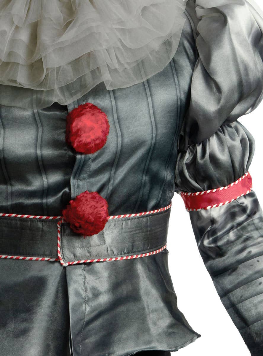 Mens IT 2 Pennywise Fancy Dress Costume - Close Up Image 2