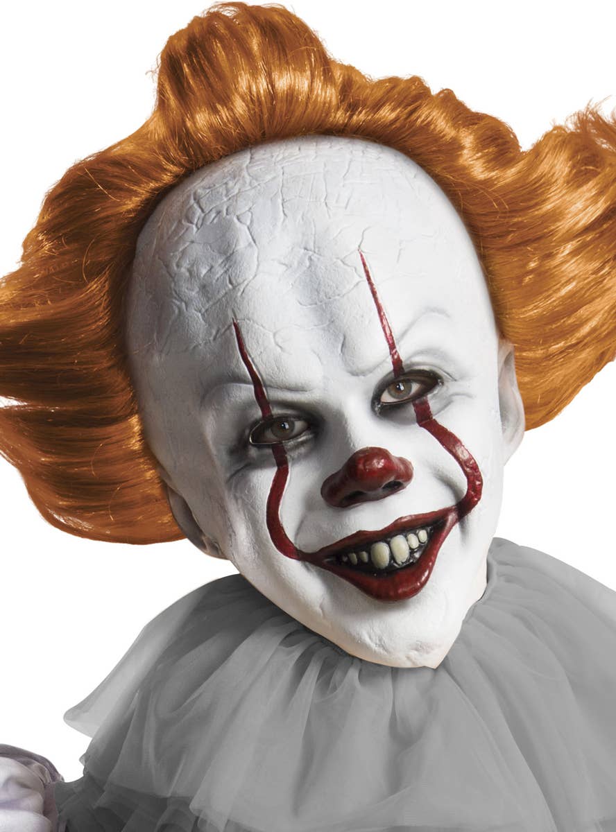 Ultimate IT Chapter 2 Pennywise Men's Halloween Costume - Close Mask Image