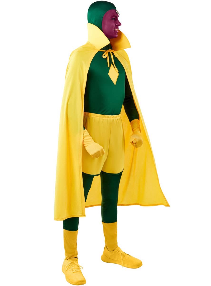 Mens Wandavision Halloween Vision Costume - Side Image