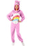 Image of Care Bears Adult's Pink Cheer Bear Costume - Front View