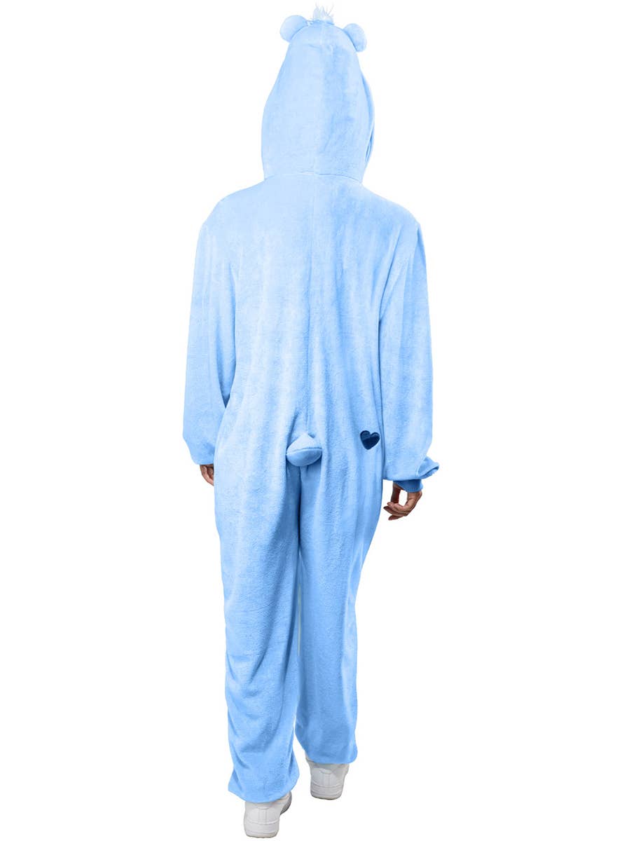 Image of Care Bears Men's Blue Grumpy Bear Costume - Back Image