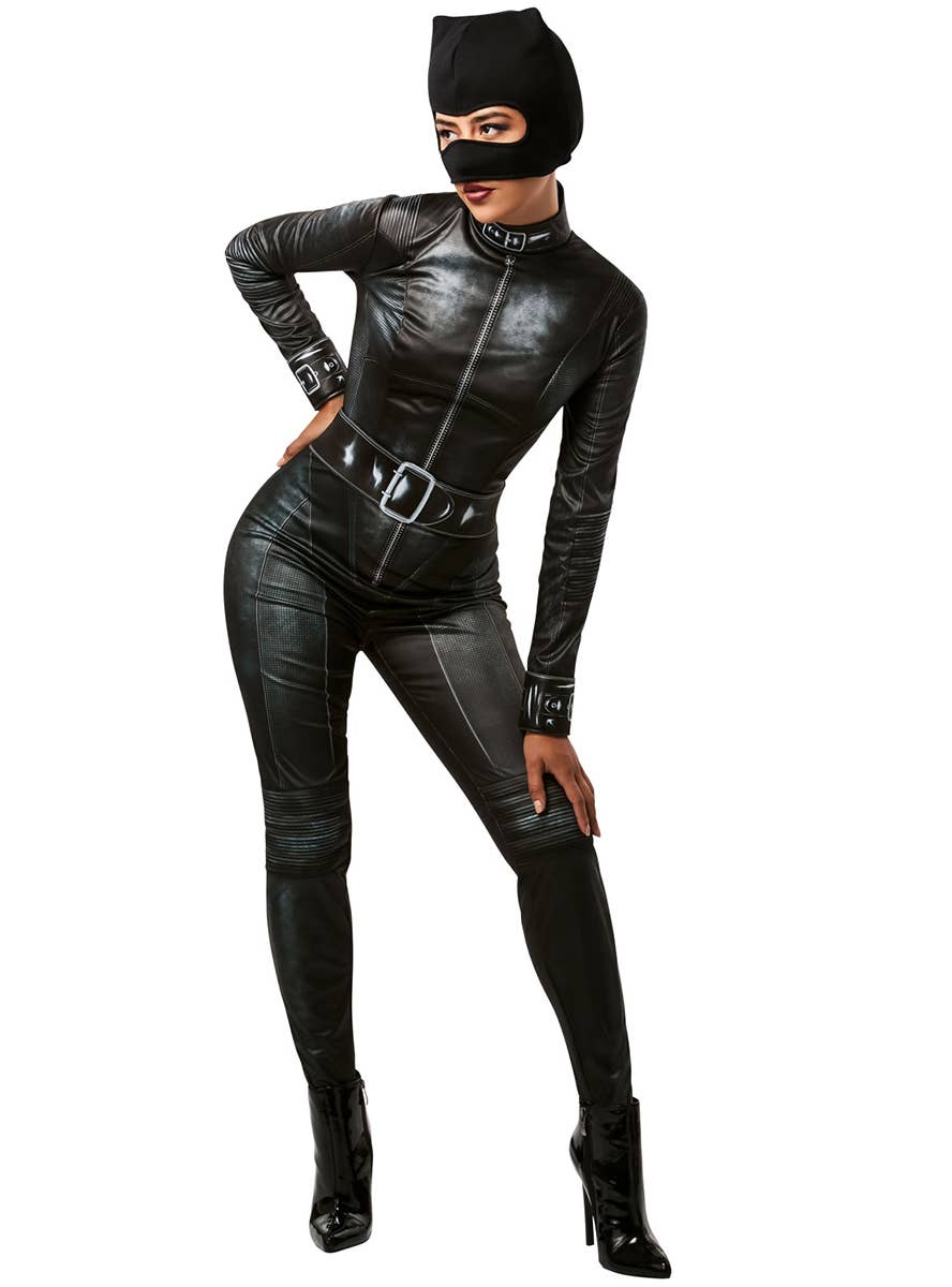 Womens The Batman Selina Kyle Catwoman Costume - Alternate Front Image