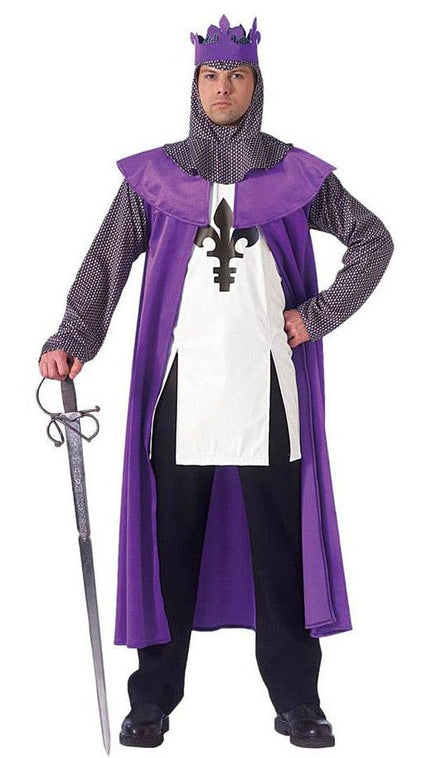 Men's English Renaissance King Fancy Dress Costume Main Image