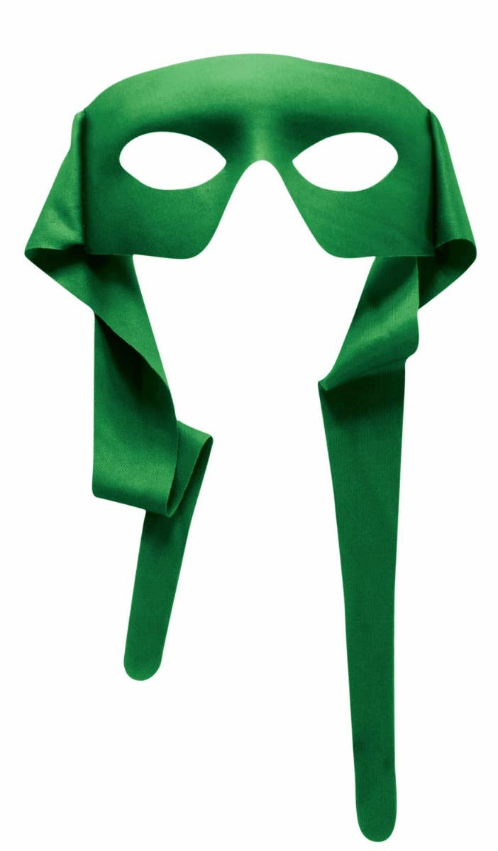 Basic Green Adult's Superhero Eye Mask Costume Accessory Main Image