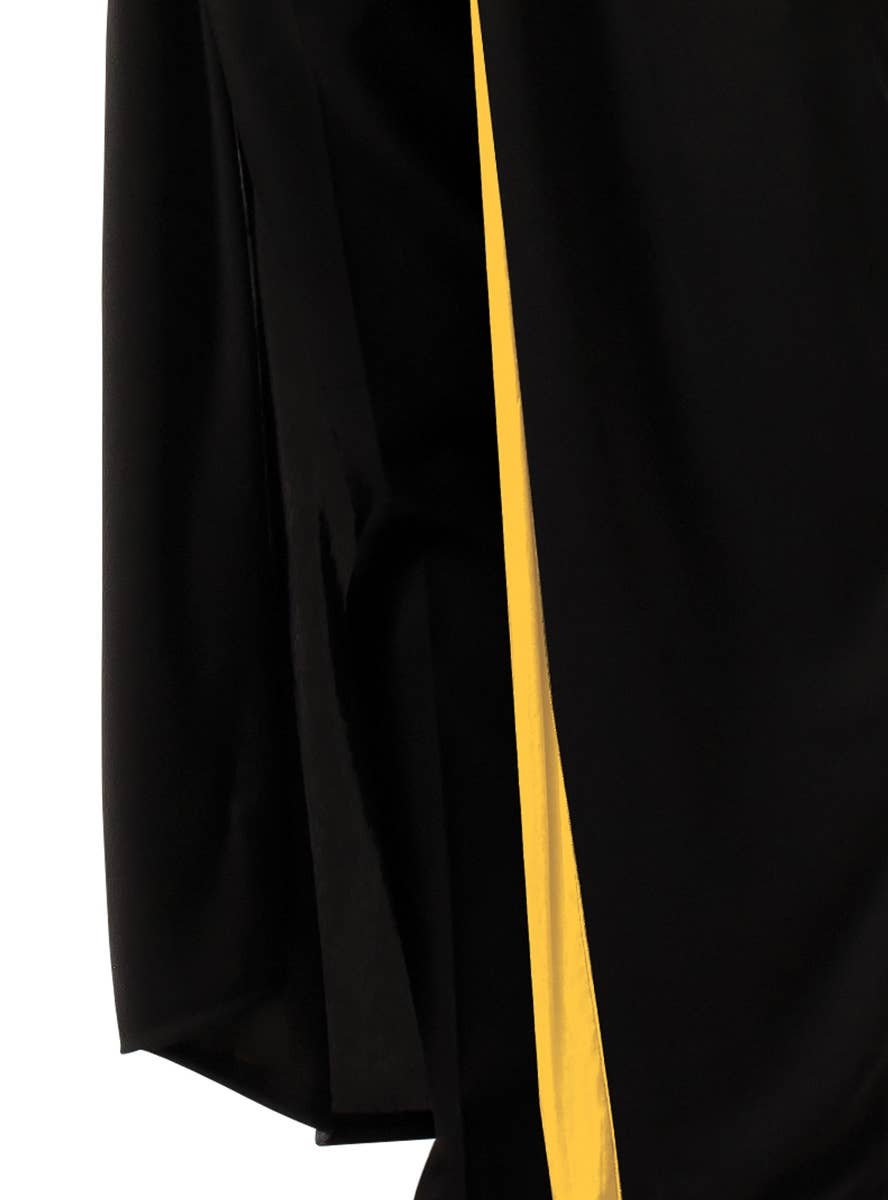 Classic Hufflepuff Robe for Adults - Close Up Image 2