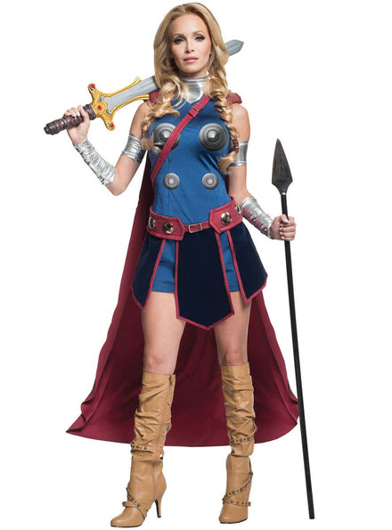 Women's Valkyrie Fancy Dress Costume by Rubies Main Image