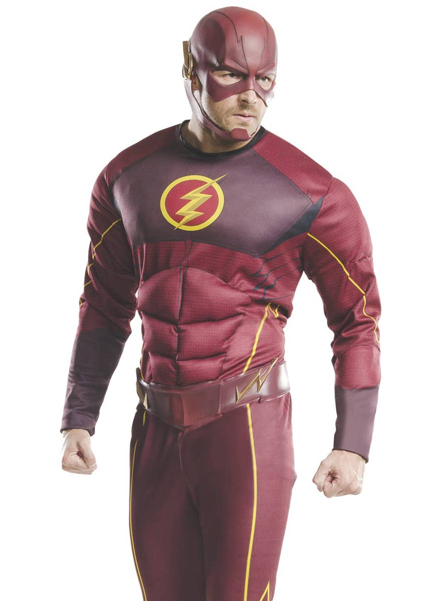 Men's Deluxe The Flash Costume Close View