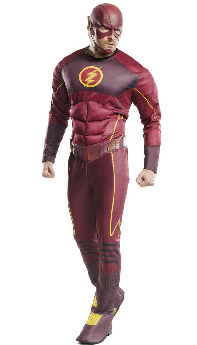 The Flash Mens Deluxe Muscle Chest Costume