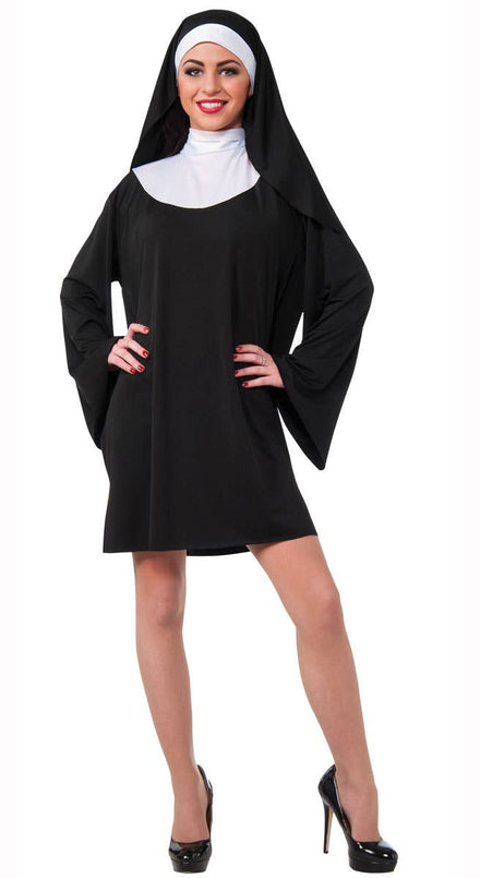 Classic Nun Women's Fancy Dress Costume Main Image